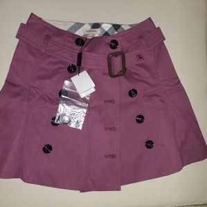 Sz 7 Mauve Burberry skirt